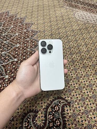 IPhone 15 Pro, White Titanium, 80 %