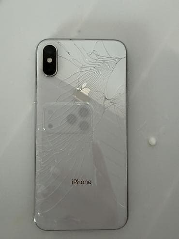 fallout 4: IPhone X, Б/у, 64 ГБ, Серебристый, Чехол, Коробка, 100 % — 1