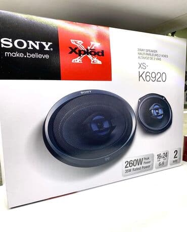 машны: Sony XS-K6920 – это автомобильная акустика коаксиальной конструкции — 6