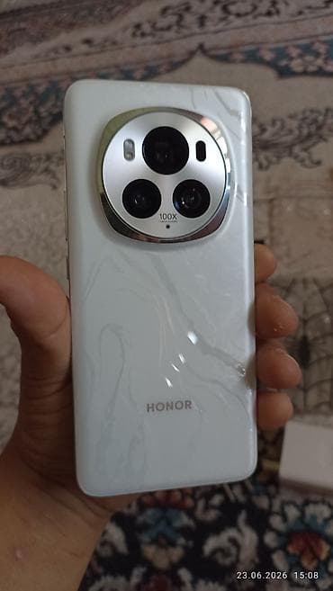 Honor Magic 6 Pro, Б/у, 256 ГБ, цвет - Белый, 2 SIM