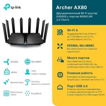 роутер кинетик гигабитный: Tp-link Archer AX80 супер роутер. Двухдиапазонный Wi‑Fi роутер AX6000 — 2