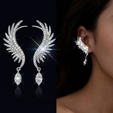 для уха: Серьги сөйкөлөр - кафы Г в форме изящных крыльев созданы для тех, кто — 1