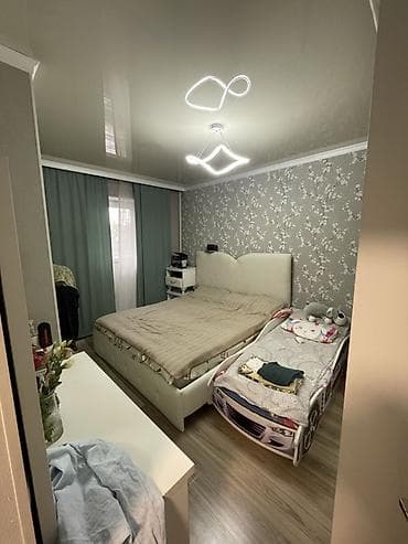 пол дом район пишпек: 2 комнаты, 53 м², 106 серия, 1 этаж, Евроремонт — 4