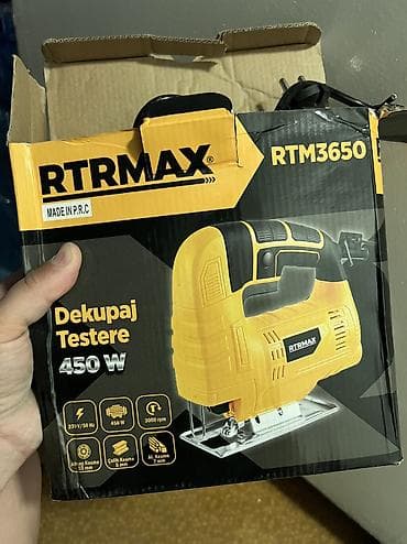 стационарный лобзик: Лобзик электрический RTRMAX RTM3650 (TM165) - Тип: сетевой лобзик — 6