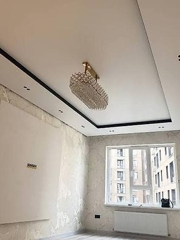 натяжной потолок 3d: Натяжной потолок Матовое Монтаж — 1