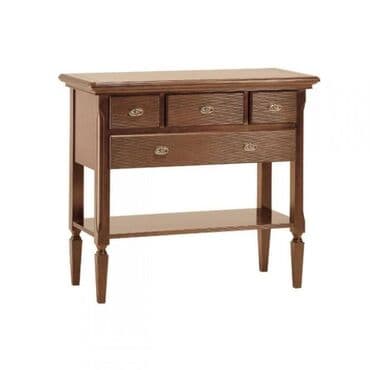 стол с выдвижными ящиками: Консольный столик с четырьмя выдвижными ящиками разных размеров — 1