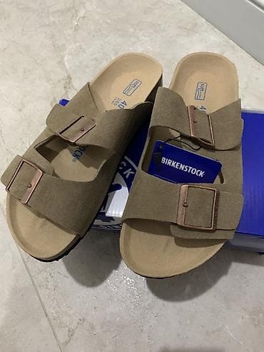 birken stock: Мужские сандалии, 40, Birkenstock, Новый, цвет - Бежевый, Самовывоз — 2