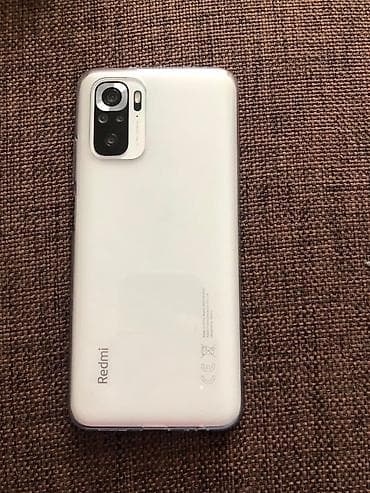 Redmi, Redmi Note 10S, Б/у, 128 ГБ, цвет - Белый, 1 SIM, 2 SIM