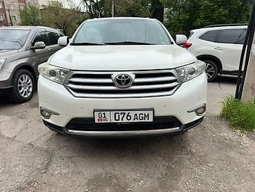 продаю картинг: Toyota Highlander, белый кроссовер 4WD - Кузов: 5‑дверный SUV, белый — 1