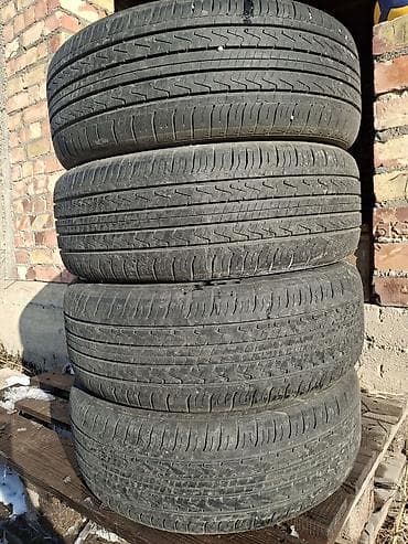 Шины 215 / 55 / R 17, Лето, Б/у, Комплект, Легковые, Корея, Hankook