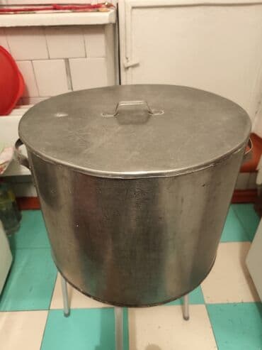 купить пластиковые канистры: Большая кастрюля и бак - Кастрюля из нержавеющей/алюминиевой стали с — 1