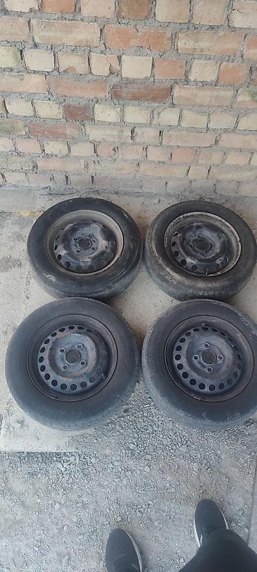 kia morning диска: Колеса в сборе 155 / 70 / R 13, Лето, Б/у, Комплект, отверстий - 4 — 2
