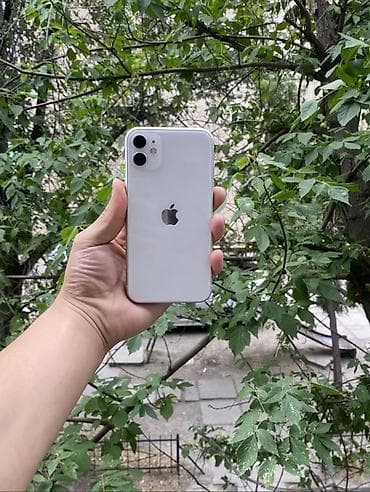 redmi 3s: IPhone 11, Б/у, 128 ГБ, Белый, Зарядное устройство, 85 % — 1