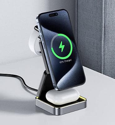 carplay android: Беспроводное зарядное устройство. док-станция ACEFAST E20 — 4