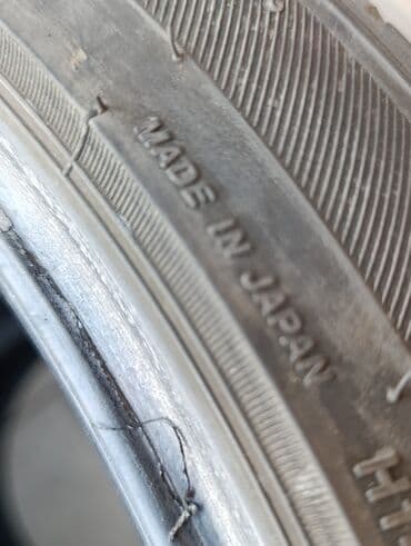 новые шыны: R-18 -215-45. Привозные из Японии. Шины летние комплект 4 шт. По нашим — 7