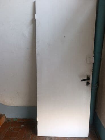 Двери для домов и квартир, Деревянная, Одностворчатая, Правосторонняя, цвет - Белый