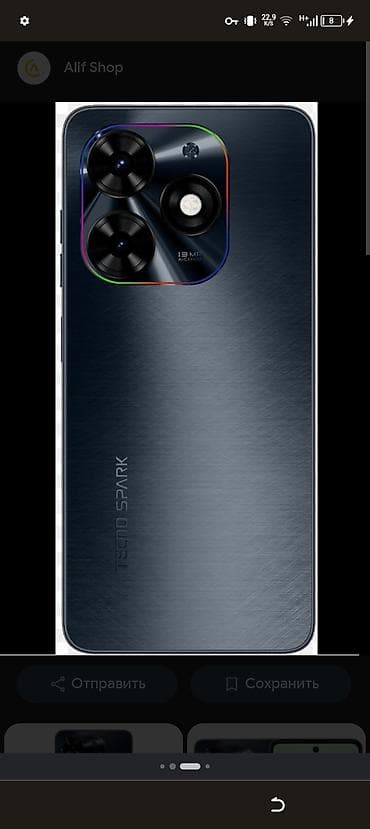 samsung k zoom: Tecno Spark, Б/у, 64 ГБ, цвет - Черный — 1