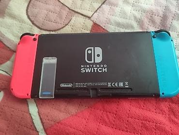 ps5 controller: Nintendo Switch (Neo Red/Blue) с док-станцией - Оригинальная — 3