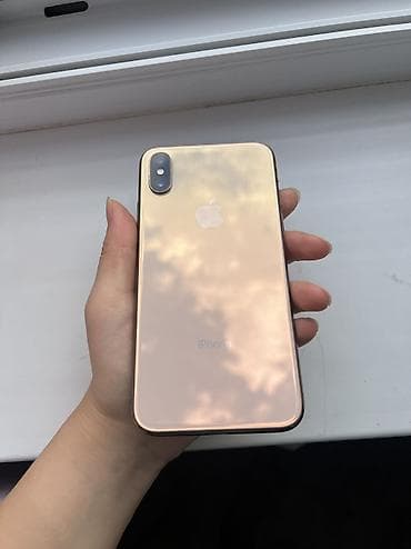 iphone 12: IPhone Xs, Б/у, 256 ГБ, Золотой, Защитное стекло, 73 % — 3