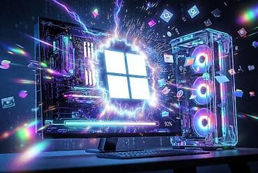 Техника и электроника: Игровой/рабочий ПК с Windows - Мощный системный блок с адресной — 1