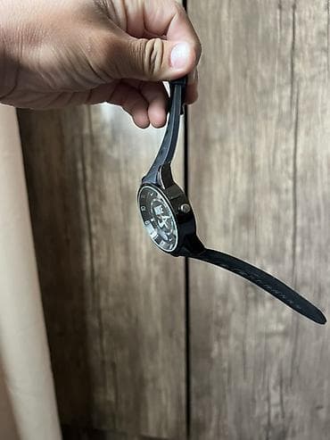 гармин феникс 6: Наручные часы Nike, спортивного стиля. - Круглый корпус черного цвета — 2