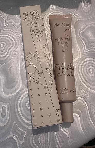 крем корея: PRE MORE Natural Cover BB Cream Vanilla Nude, 50 мл - Тон: Vanilla — 1