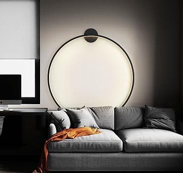 Настенный светильник-кольцо (LED) - Дизайн: минималистичное круговое