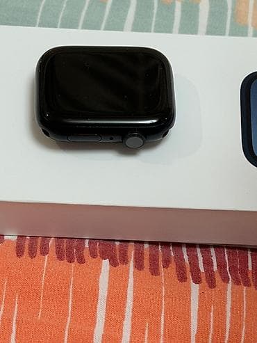 Apple Watch: Apple Watch (серия с прямоугольным дисплеем 45 мм, корпус темно синий — 2