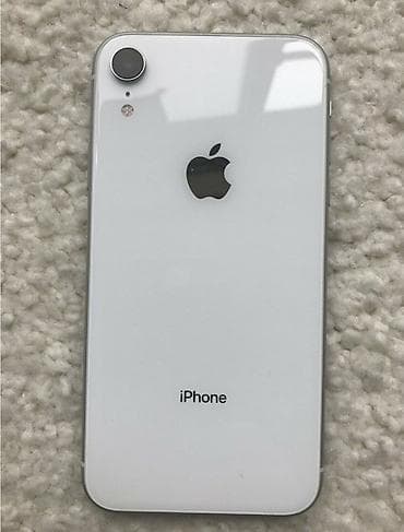 open box: IPhone Xr, Б/у, 64 ГБ, Белый, 75 % — 1