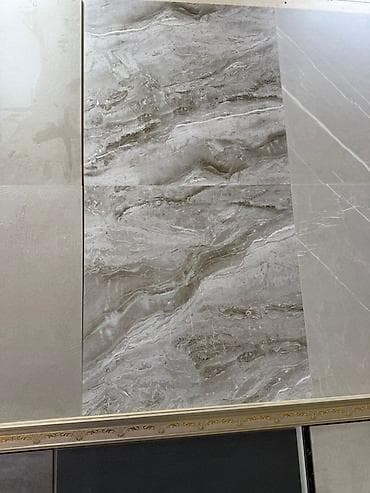 Керамогранит настенный/напольный, серо-бежевый, имитация природного