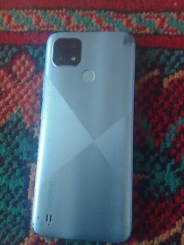 Realme C21, 64 ГБ, цвет - Серебристый at lalafo.kg Realme C21, 64 ГБ, цвет - Серебристый
