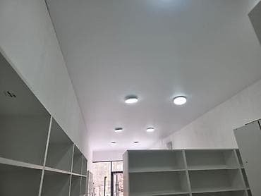 подвеска для телевизора: Натяжной потолок Матовое Монтаж — 2