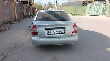 devo matiz: Hyundai Accent: 2003 г., 1.2 л, Автомат, Бензин, Седан — 3