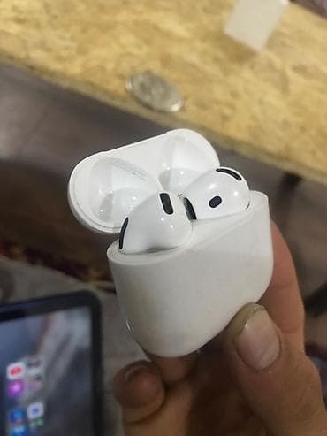 наушники без микрофона: Беспроводные вкладыши наушники, Apple, AirPods 4 — 2