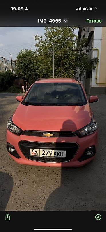 Унаа сатуу: Chevrolet Spark: 2017 г., 1 л, Вариатор, Бензин, Хетчбек — 1