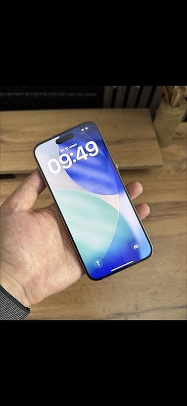 Техника и электроника: IPhone 15 Pro Max, Б/у, 256 ГБ, Natural Titanium, 83 % — 2