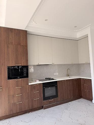 кухонная уголок: Кухонный гарнитур, цвет - Коричневый, Дерево — 2