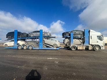ман автовоз: Прицеп, Renault, Сar carrier trailer, Б/у — 3