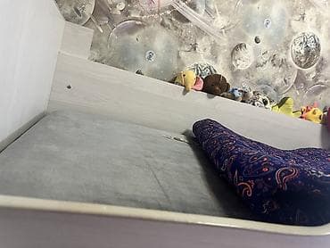 детские маленькие кроватки: Двухъярусная детская кровать, ЛДСП — 5