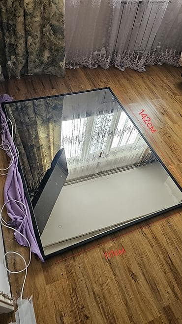 продаю зеркало с подсветкой: Зеркало с LED‑подсветкой, сенсорным управлением и чёрной тонкой — 2