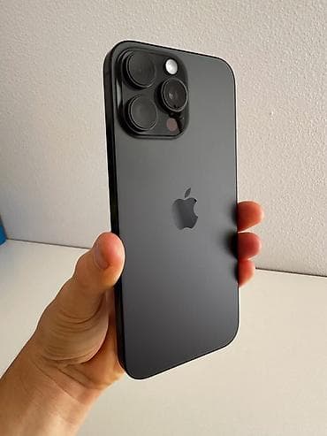 galaxy m62: IPhone 16 Pro, Б/у, 128 ГБ, Black Titanium, Защитное стекло, Чехол, 85 % — 1