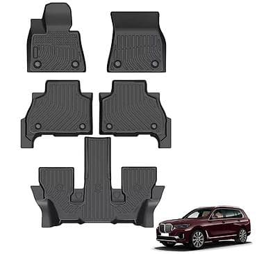 полики l7: 3D Полики Для салона BMW, цвет - Черный — 1