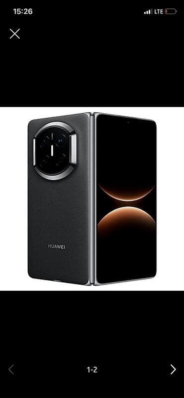 Huawei Mate X, Б/у, 512 ГБ, цвет - Черный, 2 SIM