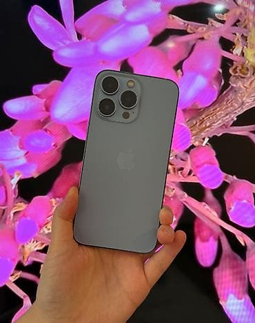 IPhone 13 Pro, Новый, 128 ГБ, Sierra Blue, Защитное стекло, Чехол, Кабель, 76 % — 1