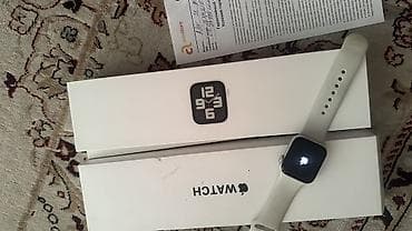 16 pro 128: Apple Watch SE 2 generation 40mm. Серебристые с белым ремешком — 1