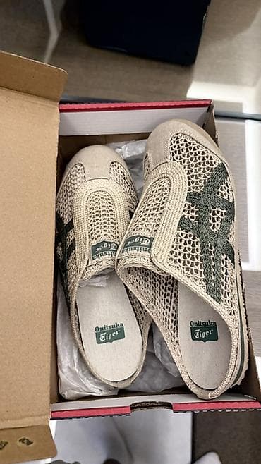 Женская обувь: Оригинал! Новые мюли Onitsuka Tiger Mexico 66 Sabot (сетка) — 38 EU / — 5