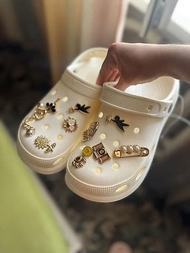 Сабо, 38, 38.5, 39, Crocs, Новый, цвет - Белый, Самовывоз, Платная доставка at lalafo.kg Сабо, 38, 38.5, 39, Crocs, Новый, цвет - Белый, Самовывоз, Платная доставка