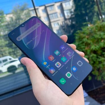 телефон realmi: Realme Q, Б/у, 128 ГБ, цвет - Черный, 2 SIM — 3