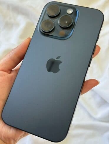 айпат мини 5: IPhone 15 Pro, Б/у, 128 ГБ, Blue Titanium — 1