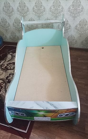 мебельные щиты: Кровать-машинка, ЛДСП — 1